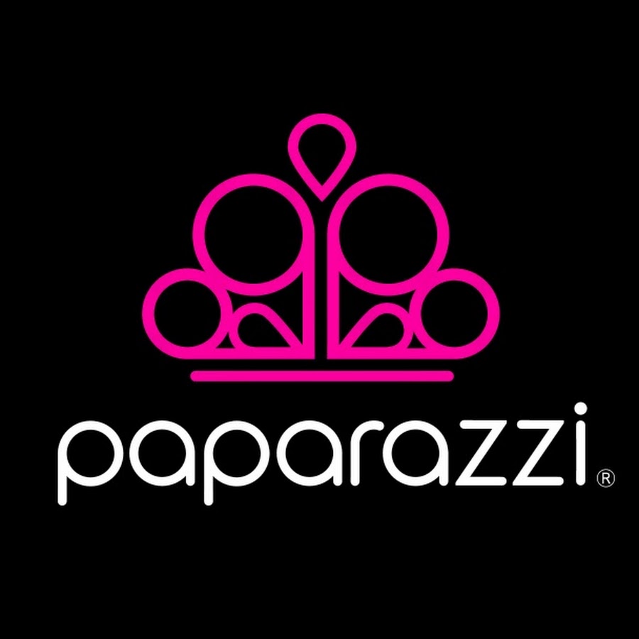 Paparazzi Jewelry logo pink and white on black ground